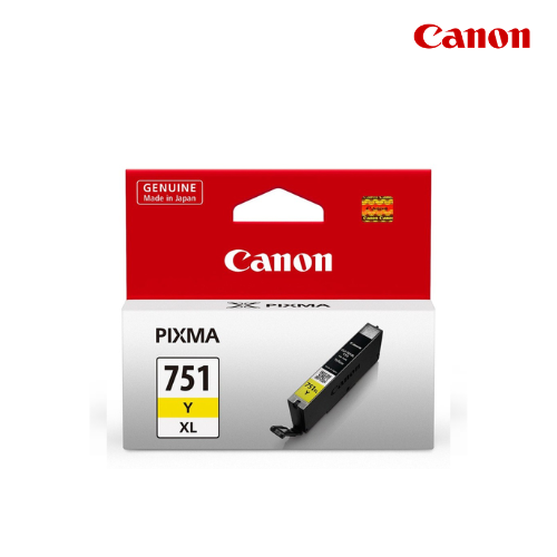 ตลับหมึกอิงค์เจ็ท Canon Original Ink Cartridge CLI-751XL Yellow, CLI751XL